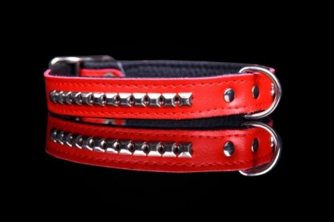 Obroża Dla Psa Ze Skóry Naturalnej Z Kostkami ZOO LESZCZ (PL) 35 mm 58-67 [cm] ZL183/A