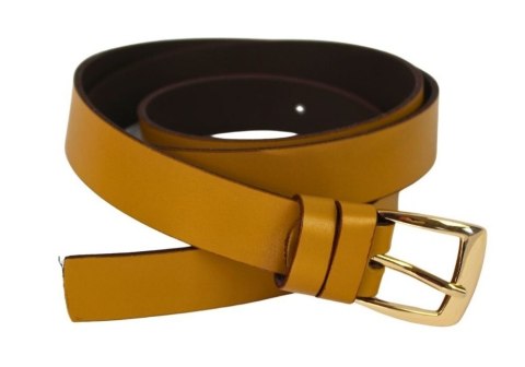 Pasek Damski Skórzany Arucce (PL) Skóra Licowa EXTRA 25 mm TOFFI Złota Klamra Pasek Damski Skórzany Arucce (PL) Skóra Licowa EXTRA 25 mm TOFFI Złota Klamra