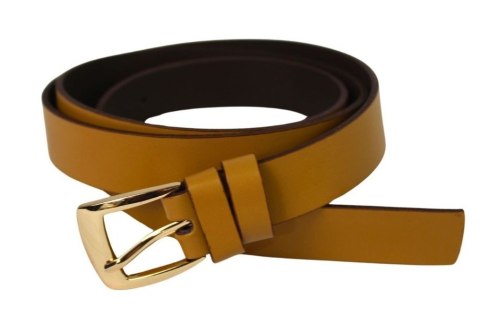 Pasek Damski Skórzany Arucce (PL) Skóra Licowa EXTRA 25 mm TOFFI Złota Klamra Pasek Damski Skórzany Arucce (PL) Skóra Licowa EXTRA 25 mm TOFFI Złota Klamra