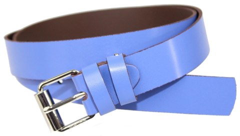 Pasek Damski Skórzany Arucce (PL) Skóra Licowa EXTRA 30 mm INDYGO Klamra z Rolką Pasek Damski Skórzany Arucce (PL) Skóra Licowa EXTRA 30 mm INDYGO Klamra z Rolką