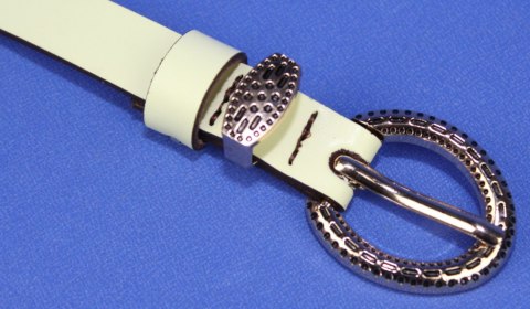 Pasek Damski Skórzany Gładki Arucce (PL) 15 mm Wąski Złota klamra Metalowa Szlufka JASNY ŻÓŁTY Pasek Damski Skórzany Gładki Arucce (PL) 15 mm Wąski Złota klamra Metalowa Szlufka JASNY ŻÓŁTY