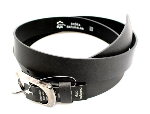 Pasek Damski Skórzany Gładki COMPLEX (PL) 30 mm CZARNY Szerokość Standardowa Pasek Damski Skórzany Gładki COMPLEX (PL) 30 mm CZARNY Szerokość Standardowa