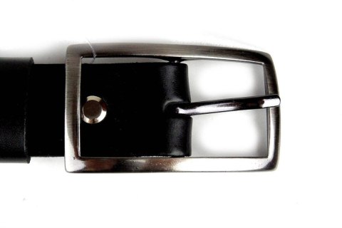 Pasek Damski Skórzany Gładki COMPLEX (PL) 40 mm CZARNY Szeroki Nadwymiar XXL Pasek Damski Skórzany Gładki COMPLEX (PL) 40 mm CZARNY Szeroki Nadwymiar XXL
