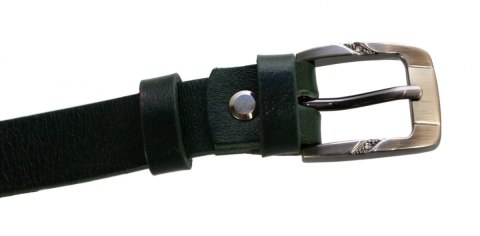 Pasek Damski Skórzany PAS-MAX (PL) Skóra Licowa EXTRA Gładki 25 mm CIEMNY ZIELONY K111 Pasek Damski Skórzany PAS-MAX (PL) Skóra Licowa EXTRA Gładki 25 mm CIEMNY ZIELONY K111