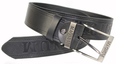 Pasek Męski Skórzany ARUCCE (PL) ''MAGNUM'' Skóra Licowa 40 mm XXL CZARNY Pasek Męski Skórzany ARUCCE (PL) ''MAGNUM'' Skóra Licowa 40 mm XXL CZARNY