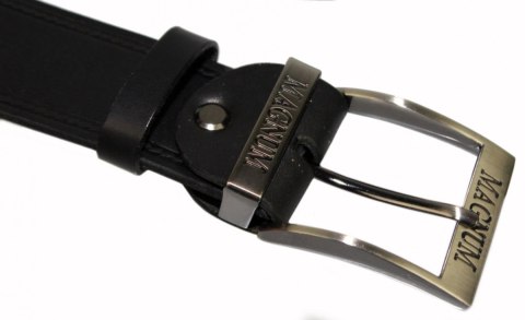 Pasek Męski Skórzany ARUCCE (PL) ''MAGNUM'' Skóra Licowa 40 mm XXL CZARNY Pasek Męski Skórzany ARUCCE (PL) ''MAGNUM'' Skóra Licowa 40 mm XXL CZARNY
