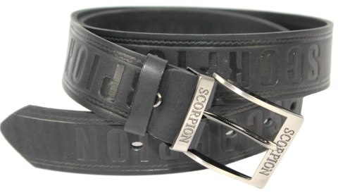 Pasek Męski Skórzany ARUCCE (PL) SCORPION Skóra Licowa 40 mm DW CZARNY Matowy Pasek Męski Skórzany ARUCCE (PL) SCORPION Skóra Licowa 40 mm DW CZARNY Matowy