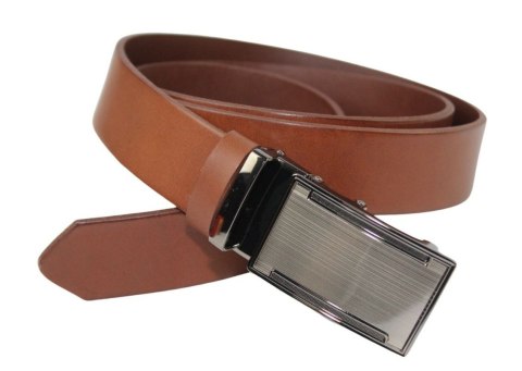 Pasek Męski Skórzany Arucce (PL) Skóra Licow EXTRA 35 mm BRĄZOWY Gładki Klamra Samozaciskowa Srebrna 2 Pasek Męski Skórzany Arucce (PL) Skóra Licow EXTRA 35 mm BRĄZOWY Gładki Klamra Samozaciskowa Srebrna 2