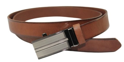 Pasek Męski Skórzany Arucce (PL) Skóra Licowa EXTRA 30 mm BRĄZOWY Gładki Klamra Bezniklowa Samozaciskowa SREBRNA 1 Pasek Męski Skórzany Arucce (PL) Skóra Licowa EXTRA 30 mm BRĄZOWY Gładki Klamra Bezniklowa Samozaciskowa SREBRNA 1