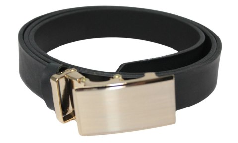 Pasek Męski Skórzany Arucce (PL) Skóra Licowa EXTRA 30 mm CZARNY Gładki Klamra Bezniklowa Samozaciskowa ZŁOTA Pasek Męski Skórzany Arucce (PL) Skóra Licowa EXTRA 30 mm CZARNY Gładki Klamra Bezniklowa Samozaciskowa ZŁOTA