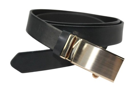 Pasek Męski Skórzany Arucce (PL) Skóra Licowa EXTRA 30 mm CZARNY Gładki Klamra Bezniklowa Samozaciskowa ZŁOTA Pasek Męski Skórzany Arucce (PL) Skóra Licowa EXTRA 30 mm CZARNY Gładki Klamra Bezniklowa Samozaciskowa ZŁOTA