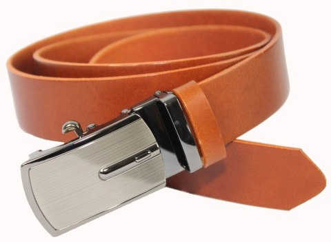 Pasek Męski Skórzany Arucce (PL) Skóra Licowa EXTRA 35 mm BRĄZOWY Gładki Klamra Samozaciskowa SREBRNA 34 Pasek Męski Skórzany Arucce (PL) Skóra Licowa EXTRA 35 mm BRĄZOWY Gładki Klamra Samozaciskowa SREBRNA 34