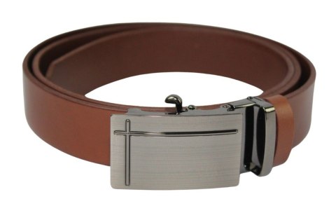 Pasek Męski Skórzany Arucce (PL) Skóra Licowa EXTRA 35 mm CIEMNY BRĄZOWY Gładki Klamra Bezniklowa Samozaciskowa SREBRNA 35 Pasek Męski Skórzany Arucce (PL) Skóra Licowa EXTRA 35 mm CIEMNY BRĄZOWY Gładki Klamra Bezniklowa Samozaciskowa SREBRNA 35