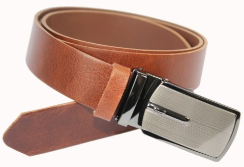 Pasek Męski Skórzany Arucce (PL) Skóra Licowa EXTRA 35 mm CIEMNY BRĄZOWY Gładki Klamra Samozaciskowa SREBRNA 37 Pasek Męski Skórzany Arucce (PL) Skóra Licowa EXTRA 35 mm CIEMNY BRĄZOWY Gładki Klamra Samozaciskowa SREBRNA 37