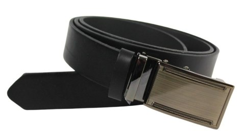 Pasek Męski Skórzany Arucce (PL) Skóra Licowa EXTRA 35 mm CZARNY Gładki Klamra Bezniklowa Samozaciskowa SREBRNA 4 Pasek Męski Skórzany Arucce (PL) Skóra Licowa EXTRA 35 mm CZARNY Gładki Klamra Bezniklowa Samozaciskowa SREBRNA 4