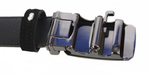 Pasek Męski Skórzany Arucce (PL) Skóra Licowa EXTRA 35 mm CZARNY Gładki Klamra Bezniklowa Samozaciskowa SREBRNA 4 Pasek Męski Skórzany Arucce (PL) Skóra Licowa EXTRA 35 mm CZARNY Gładki Klamra Bezniklowa Samozaciskowa SREBRNA 4