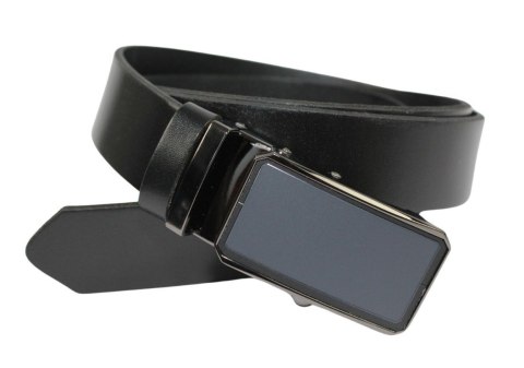 Pasek Męski Skórzany Arucce (PL) Skóra Licowa EXTRA 35 mm CZARNY Gładki Klamra Samozaciskowa CZARNA 6 Pasek Męski Skórzany Arucce (PL) Skóra Licowa EXTRA 35 mm CZARNY Gładki Klamra Samozaciskowa CZARNA 6