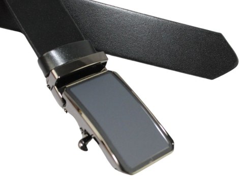 Pasek Męski Skórzany Arucce (PL) Skóra Licowa EXTRA 35 mm CZARNY Gładki Klamra Samozaciskowa CZARNA 6 Pasek Męski Skórzany Arucce (PL) Skóra Licowa EXTRA 35 mm CZARNY Gładki Klamra Samozaciskowa CZARNA 6