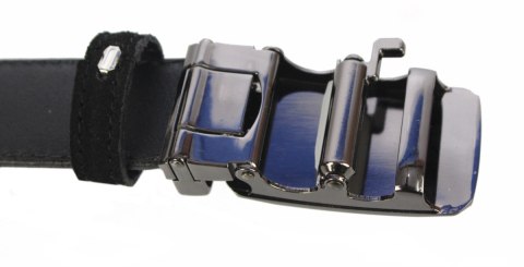 Pasek Męski Skórzany Arucce (PL) Skóra Licowa EXTRA 35 mm CZARNY Gładki Klamra Samozaciskowa SREBRNA 1 Pasek Męski Skórzany Arucce (PL) Skóra Licowa EXTRA 35 mm CZARNY Gładki Klamra Samozaciskowa SREBRNA 1