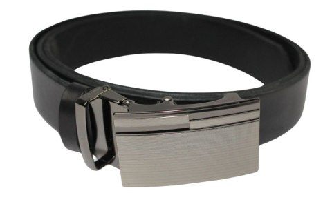 Pasek Męski Skórzany Arucce (PL) Skóra Licowa EXTRA 35 mm CZARNY Gładki Klamra Samozaciskowa Srebrna 9 Pasek Męski Skórzany Arucce (PL) Skóra Licowa EXTRA 35 mm CZARNY Gładki Klamra Samozaciskowa Srebrna 9