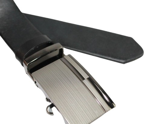 Pasek Męski Skórzany Arucce (PL) Skóra Licowa EXTRA 35 mm CZARNY Gładki Klamra Samozaciskowa Srebrna 9 Pasek Męski Skórzany Arucce (PL) Skóra Licowa EXTRA 35 mm CZARNY Gładki Klamra Samozaciskowa Srebrna 9