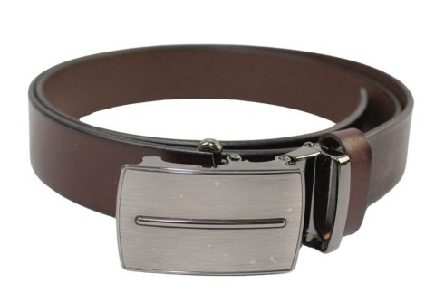 Pasek Męski Skórzany Arucce (PL) Skóra Licowa EXTRA 35 mm CZEKOLADOWY Gładki Klamra Samozaciskowa SREBRNA 1 Pasek Męski Skórzany Arucce (PL) Skóra Licowa EXTRA 35 mm CZEKOLADOWY Gładki Klamra Samozaciskowa SREBRNA 1