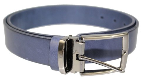 Pasek Męski Skórzany Arucce (PL) Skóra Licowa EXTRA Klamra Nowoczesna 35 mm GRANATOWY Pasek Męski Skórzany Arucce (PL) Skóra Licowa EXTRA Klamra Nowoczesna 35 mm GRANATOWY