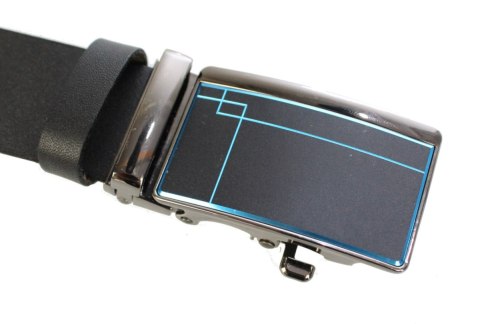 Pasek Męski Skórzany Arucce (PL) Skóra Naturalna EXTRA 35 mm DW CZARNY Gładki Klamra Samozaciskowa CZARNA Pasek Męski Skórzany Arucce (PL) Skóra Naturalna EXTRA 35 mm DW CZARNY Gładki Klamra Samozaciskowa CZARNA