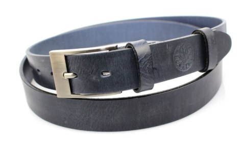 Pasek Męski Skórzany BETLEWSKI (PL) Skóra Naturalna Licowa EXTRA Gładki 30 mm GRANATOWY GNIECIONY Pasek Męski Skórzany BETLEWSKI (PL) Skóra Naturalna Licowa EXTRA Gładki 30 mm GRANATOWY GNIECIONY