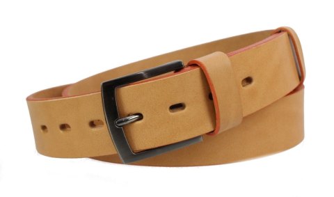Pasek Męski Skórzany COMPLEX (PL) Gładki Jasny Skóra Naturalna Licowa Extra 40 mm Szeroki SUROWA SKÓRA Pasek Męski Skórzany COMPLEX (PL) Gładki Jasny Skóra Naturalna Licowa Extra 40 mm Szeroki SUROWA SKÓRA