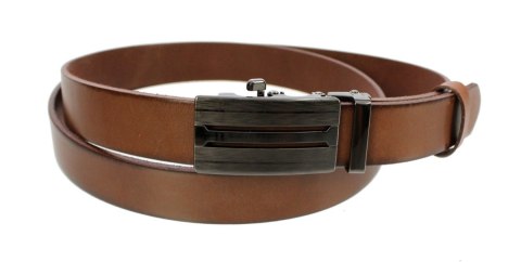 Pasek Męski Skórzany MASSIMO (PL) Skóra Licowa EXTRA 30 mm BRĄZOWY Gładki Klamra Samozaciskowa SREBRNA 33 Pasek Męski Skórzany MASSIMO (PL) Skóra Licowa EXTRA 30 mm BRĄZOWY Gładki Klamra Samozaciskowa SREBRNA 33