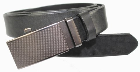 Pasek Męski Skórzany MASSIMO (PL) Skóra Licowa EXTRA 30 mm CZARNY Gładki Klamra Samozaciskowa SREBRNA 30 Pasek Męski Skórzany MASSIMO (PL) Skóra Licowa EXTRA 30 mm CZARNY Gładki Klamra Samozaciskowa SREBRNA 30