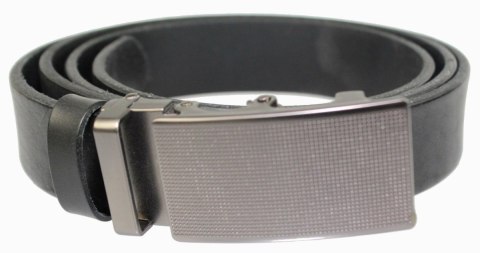 Pasek Męski Skórzany MASSIMO (PL) Skóra Licowa EXTRA 30 mm CZARNY Gładki Klamra Samozaciskowa SREBRNA 30 Pasek Męski Skórzany MASSIMO (PL) Skóra Licowa EXTRA 30 mm CZARNY Gładki Klamra Samozaciskowa SREBRNA 30