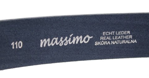 Pasek Męski Skórzany MASSIMO (PL) Skóra Licowa EXTRA 35 mm GRANATOWY Gładki Klamra Nowoczesna Pasek Męski Skórzany MASSIMO (PL) Skóra Licowa EXTRA 35 mm GRANATOWY Gładki Klamra Nowoczesna