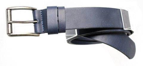 Pasek Męski Skórzany MASSIMO (PL) Skóra Licowa EXTRA 40 mm GRANATOWY Gładki Klamra Tradycyjna (Z ROLKĄ) Pasek Męski Skórzany MASSIMO (PL) Skóra Licowa EXTRA 40 mm GRANATOWY Gładki Klamra Tradycyjna (Z ROLKĄ)