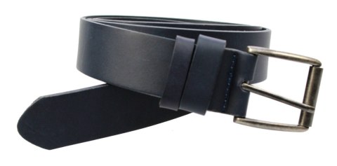 Pasek Męski Skórzany MASSIMO (PL) Skóra Licowa EXTRA 40 mm GRANATOWY Gładki Klamra Tradycyjna (Z ROLKĄ) Pasek Męski Skórzany MASSIMO (PL) Skóra Licowa EXTRA 40 mm GRANATOWY Gładki Klamra Tradycyjna (Z ROLKĄ)