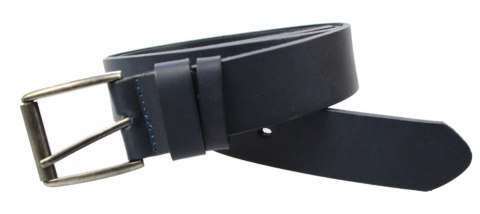 Pasek Męski Skórzany MASSIMO (PL) Skóra Licowa EXTRA 40 mm GRANATOWY Gładki Klamra Tradycyjna (Z ROLKĄ) Pasek Męski Skórzany MASSIMO (PL) Skóra Licowa EXTRA 40 mm GRANATOWY Gładki Klamra Tradycyjna (Z ROLKĄ)