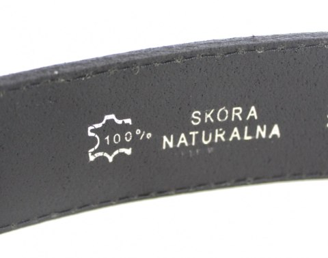 Pasek Męski Skórzany Oficer PolskaGalanteria Skóra Licowa CZARNY SZYTY CIENKĄ CZARNĄ NITKĄ 90 cm / 110 cm Pasek Męski Skórzany Oficer PolskaGalanteria Skóra Licowa CZARNY SZYTY CIENKĄ CZARNĄ NITKĄ 90 cm / 110 cm