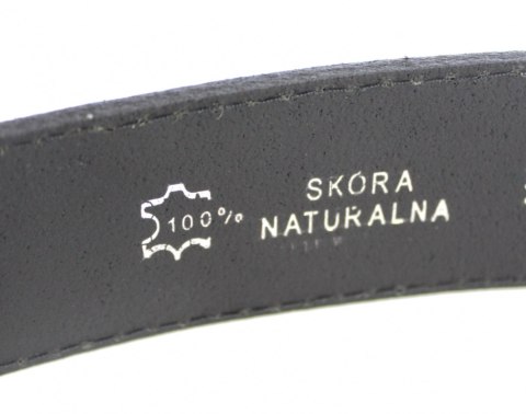 Pasek Męski Skórzany Oficer PolskaGalanteria Skóra Licowa CZARNY SZYTY CIENKĄ CZARNĄ NITKĄ 95 cm / 115 cm Pasek Męski Skórzany Oficer PolskaGalanteria Skóra Licowa CZARNY SZYTY CIENKĄ CZARNĄ NITKĄ 95 cm / 115 cm