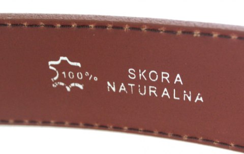 Pasek Męski Skórzany Oficer PolskaGalanteria Skóra Licowa CZEKOLADOWY SZYTY CIENKĄ CZEKOLADOWĄ NITKĄ 100 cm / 120 cm Pasek Męski Skórzany Oficer PolskaGalanteria Skóra Licowa CZEKOLADOWY SZYTY CIENKĄ CZEKOLADOWĄ NITKĄ 100 cm / 120 cm