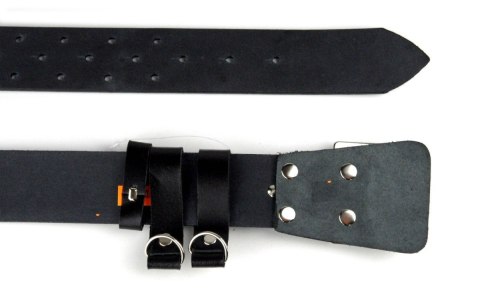Pasek Męski Skórzany Oficer PolskaGalanteria Skóra Licowa Czarny 115 cm / 135 cm Pasek Męski Skórzany Oficer PolskaGalanteria Skóra Licowa Czarny 115 cm / 135 cm