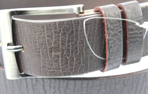 Pasek Męski Skórzany PAS-MAX (PL) "KORNIK" CZEKOLADOWY Skóra Licowa EXTRA 40 mm Pasek Męski Skórzany PAS-MAX (PL) "KORNIK" CZEKOLADOWY Skóra Licowa EXTRA 40 mm