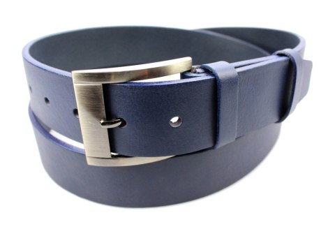 Pasek Męski Skórzany PAS-MAX (PL) Skóra Licowa EXTRA 30 mm GRANATOWY Klamra Tradycyjna Pasek Męski Skórzany PAS-MAX (PL) Skóra Licowa EXTRA 30 mm GRANATOWY Klamra Tradycyjna