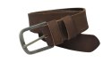 Pasek Męski Skórzany Peterson 3545 Skóra Licowa EXTRA 40 mm CZEKOLADOWY TEKSTURA