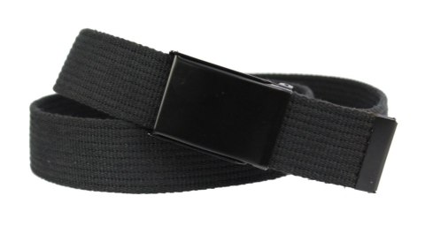 Pasek Parciany PolskaGalanteria Bawełniany PARCIAK 40 mm Z Czarną Klamrą Zatrzaskową Czarny Matowy Bardzo Długi XXL Nadwymiar Pasek Parciany PolskaGalanteria Bawełniany PARCIAK 40 mm Z Czarną Klamrą Zatrzaskową Czarny Matowy Bardzo Długi XXL Nadwymiar