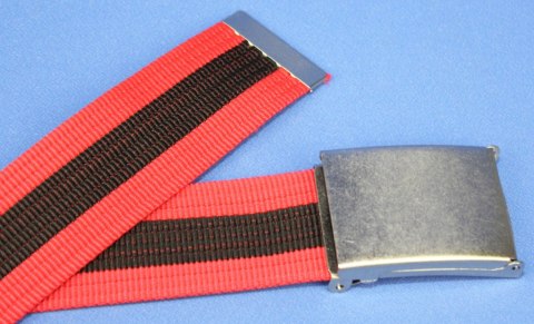 Pasek Parciany TRK (PL) Bawełniany PARCIAK 40 mm Z Klamra Zatrzaskowa Czarny Z Czerwonym Szeroki TRA12 Pasek Parciany TRK (PL) Bawełniany PARCIAK 40 mm Z Klamra Zatrzaskowa Czarny Z Czerwonym Szeroki TRA12