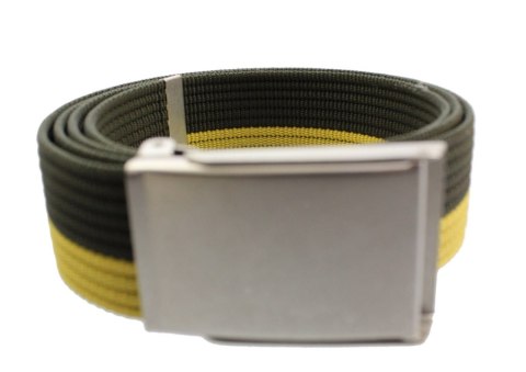Pasek Parciany TRK (PL) Bawełniany PARCIAK 40 mm Z Klamrą Zatrzaskową ŻÓŁTO-ZIELONY Szeroki TZA21 Pasek Parciany TRK (PL) Bawełniany PARCIAK 40 mm Z Klamrą Zatrzaskową ŻÓŁTO-ZIELONY Szeroki TZA21