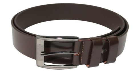 Pasek Skórzany ARUCCE (PL) Skóra Licowa Klamra Tradycyjna 40 mm CZEKOLADOWY Pasek Skórzany ARUCCE (PL) Skóra Licowa Klamra Tradycyjna 40 mm CZEKOLADOWY