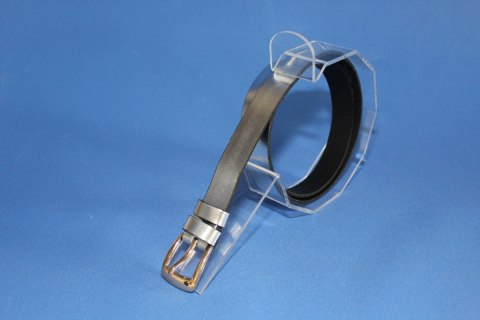 Pasek Skórzany Arucce (PL) Damski Skóra Licowa 25 mm Złota Klamra SREBRNY POŁYSK Pasek Skórzany Arucce (PL) Damski Skóra Licowa 25 mm Złota Klamra SREBRNY POŁYSK