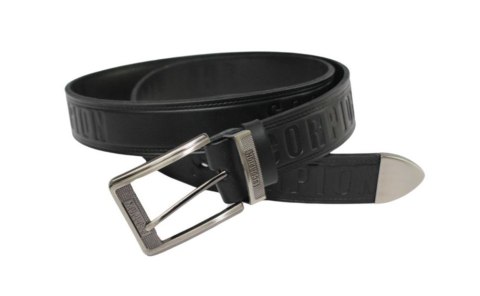 Pasek Skórzany Arucce (PL) Tłoczony Napis "SCORPION" Z METALOWĄ KOŃCÓWKĄ Skóra Naturalana EXTRA 40 mm CZARNY Pasek Skórzany Arucce (PL) Tłoczony Napis "SCORPION" Z METALOWĄ KOŃCÓWKĄ Skóra Naturalana EXTRA 40 mm CZARNY